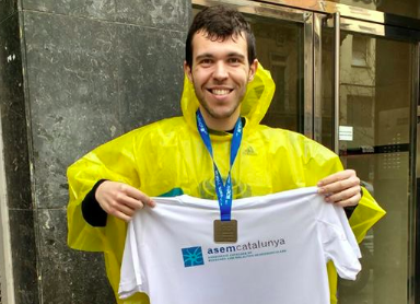 Jordi Juncà termina la mitja marató eDreams Barcelona