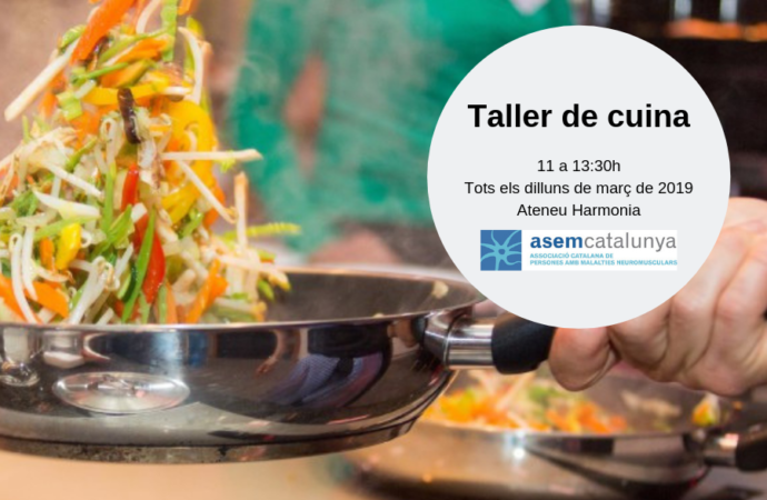 Nova edició del taller de cuina ASEM Catalunya